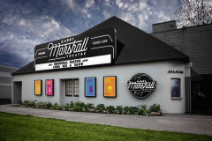 Gary Marshall Theatre Illuminated Signs, Burbank, CA