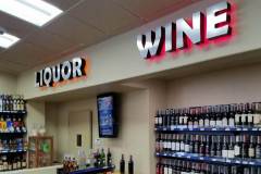 Fuel Depot Market Interior Illuminated Channel Letter Signs – Liquor Wine