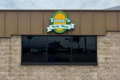 Tony\'s Body Shop Illuminated Signs - Back, Oxnard, CA