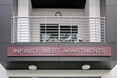 Infinity West Apartments Dimensional Letter Sign