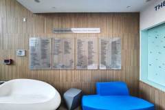 Hillel Hebrew Academy Interior Lobby Acrylic Signs, Beverly Hills, CA