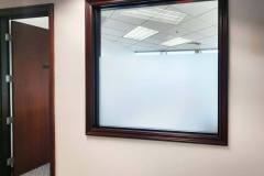 Dekra Interior Office Frosted Privacy Window Treatment, Oxnard, CA