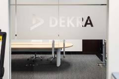 Dekra  Conference Room Frosted Glass Door Sign, Oxnard, CA