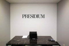 Presidium Office Sign Lettering, Los Angeles, CA