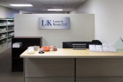 Lower & Kesner LLP Interior Office Sign, Encino, CA
