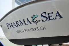 Pharma Sea Custom Graphic Boat Lettering, Ventura, CA