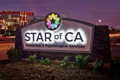 Star of CA Illuminated Monument Sign in Ventura, CA