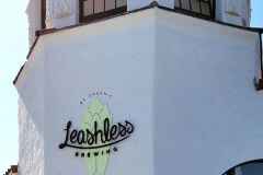 Leashless Brewing Dimensional Letter Sign Ventura, CA