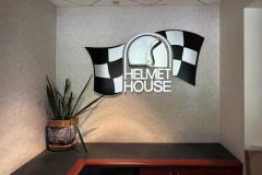 Helmet House Lobby Sign, Calabasas, CA
