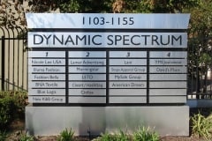 Dynamic Spectrum Business Park Monument Sign, Los Angeles, CA