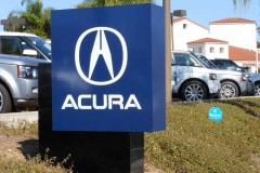 Acura Dealership Santa Barbara Monument Sign