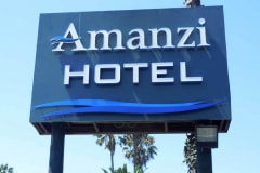 Amanzi Hotel Monument Sign in Ventura, CA
