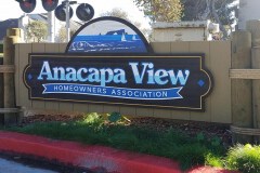 Anacapa View Monument Sign, Port Hueneme, CA