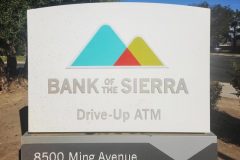Bank of the Sierra Monument Sign, Bakersfield, CA