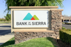 Bank of the Sierra Monument Sign, Bakersfield, CA