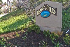 Brock Hills Monument Sign in Ventura, CA