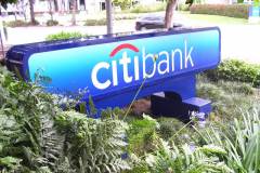 Citibank Monument Sign, another one of our National Sign Accounts