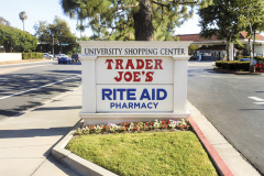 University Shopping Center Monument Sign