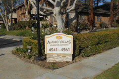 Alamo Villas Homeowners Association Monument Sign