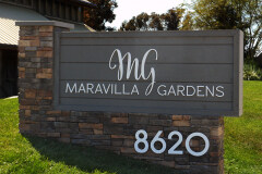 Maravilla Gardens Monument Sign