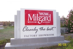 Milgard Monument Sign