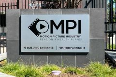 Motion Picture Industry Pension & Health Plans Monument Sign, Studio City, CA