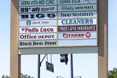 Mountain Gate Plaza Monument Sign, Simi Valley, CA