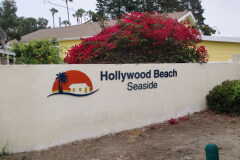 Hollywood Beach Seaside Monument Sign