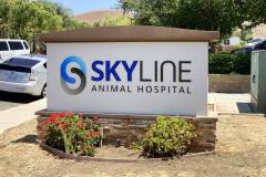 Skyline Animal Hospital Monument Sign, Thousand Oaks, CA