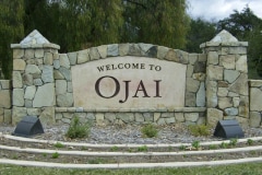 Ojai Stone Monument Sign
