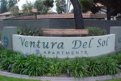 Ventura del Sol Apartments Monument Sign