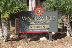 Ventura Fire Department Station No. 1 Monument Sign