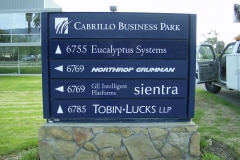 Cabrillo Business Park Wayfinding Monument Sign