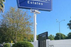Monte Vista Estates Monument Sign - Pylon by Dave's Signs.