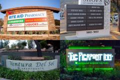 Monument Signs – For many stores, apartments, and other places of business, exterior monument signs can make a large impact.