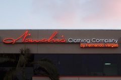 Neon Sign Fernando Vargas Clohting Company Neon Sign in Camarillo, CA