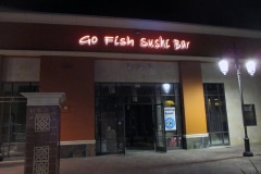 Go Fish Sushi Bar Simi Valley Halo Lit Channel Letter Sign