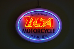 BSA Motorcycles Interior Neon Sign
