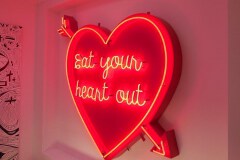 Eat Your Heart Out Interior Neon Sign, Beverly Hills, CA