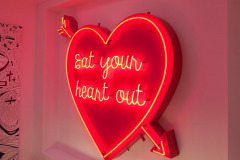 Eat Your Heart Out Interior Neon Sign, Beverly Hills, CA