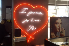 I Promise to Love You Neon Sign, Beverly Hills, CA