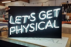 Let's Get Physical Neon Sign