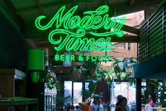 Modern Times Beer & Food Neon Sign, Santa Barbara, CA