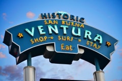 Ventura Neon Pole Sign