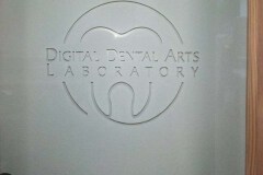 Digital Dental Arts Laboratory Office Door Sign, Ventura, CA