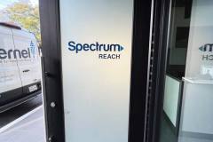 Spectrum Reach Office Door Sign Installation Ship In, Santa Barbara, CA