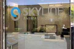 Skyline Animal Hospital Office Door Sign, Thousand Oaks, CA