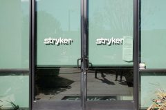 Stryker Office Door Window Graphic Sign, Ventura, CA