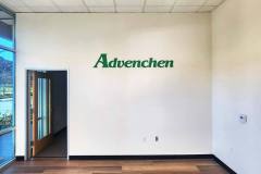 Advenchen Office Lobby Sign, Moorpark, CA
