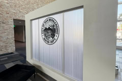 City of San Bernardino Water Department interior window graphic